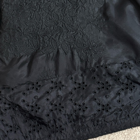 Johnny Was Black Button-Up silk Blouse - Picture 9 of 9